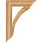 Ekena Millwork Thorton Traditional Rough Sawn Bracket w/ Offset Brace, Western Red Cedar, 8"W x 30"D x 42"H BKT0806X30X42THR01RWR - alternate 4